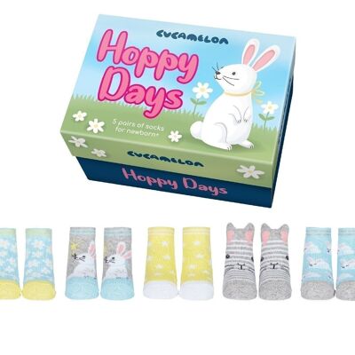 HOPPY DAYS | 5 pairs for 1-2 Years | Gift box | Cucamelon