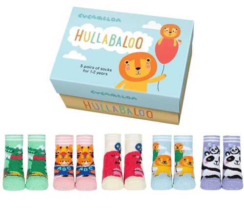 HULLABALOO | 5 pairs for 1-2 Years | Gift box | Cucamelon