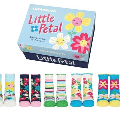 LITTLE PETAL | 5 pairs for 2-4 Years | Gift box | Cucamelon