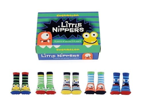 LITTLE NIPPERS GIFTBOX | 5 pairs for 2-4 Years | Giftbox | Cucamelon