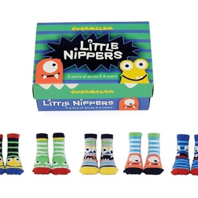 COFFRET CADEAU PETITES NIPPERS | 5 paires pour 2-4 ans | Coffret cadeau | Cucamelon