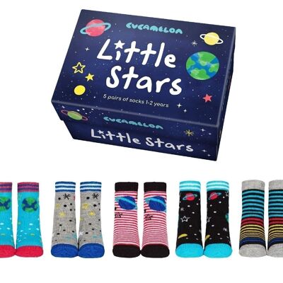 LITTLE STARS | 5 pairs for 1-2 Years | Gift box | Cucamelon