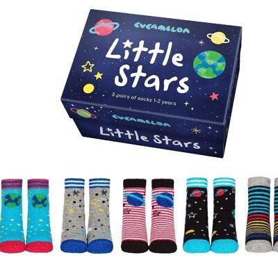 LITTLE STARS | 5 pairs for 1-2 Years | Gift box | Cucamelon