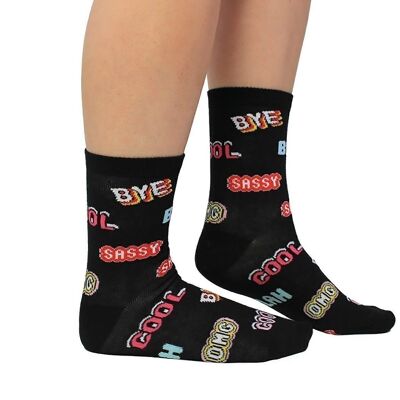 SASSY - 1 passendes Paar Socken |Cockney Spaniel| UK 4-8, EUR 37-42, US 6.5 -10.5