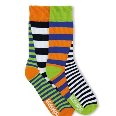 ANDY - 2 calzini dispari | Un paio di palestre soleggiate - United Oddsocks| Regno Unito 6-11, EUR 39-46, Stati Uniti 6.5-11.5