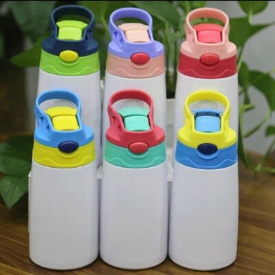 Sublimation Flip Top Kids Bottles (Blue and yellow)
