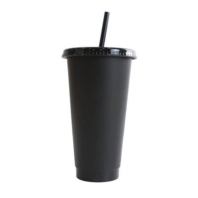 Black matte tumbler