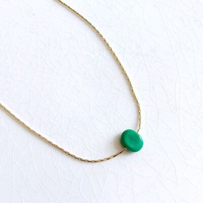 COLLIER BIM OPAQUE VERT