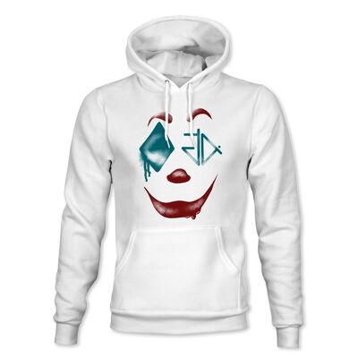 Crying with Laughter Hoodie - White