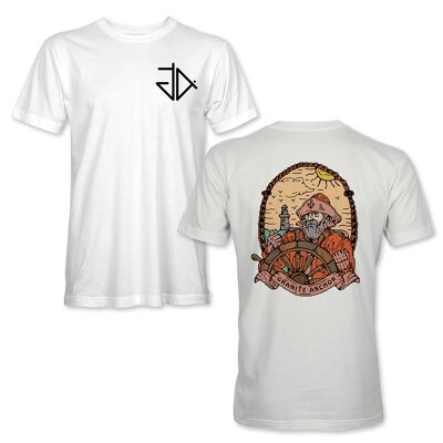 King of the Waves T-Shirt - White Back print