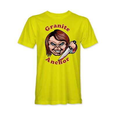 Chucky T-Shirt - Yellow Front print