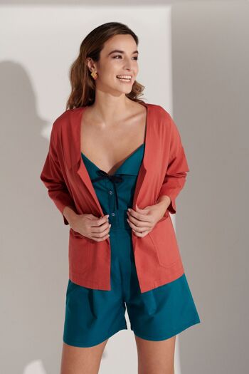 Veste Delphine Terracotta 3