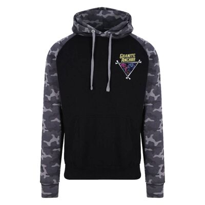 Prey of The Serpent Hoodie - Black camo Front pocket