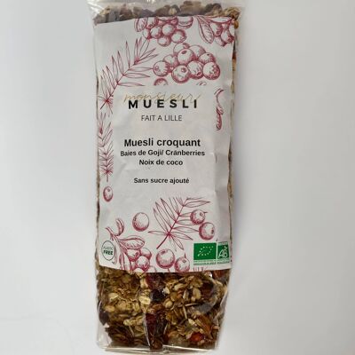 Crunchy coconut cranberry muesli - 350g pack