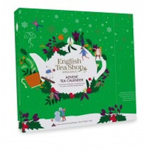 Organic Green Christmas Calendar 25 Pyramids