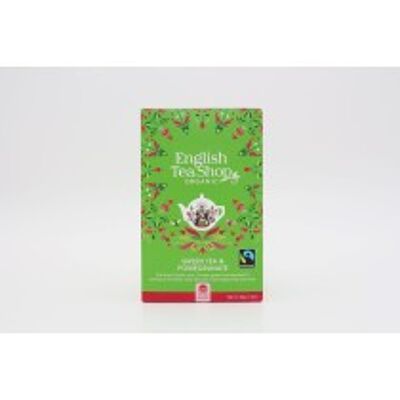 Té Verde & Granada Ecológico 20 cartas