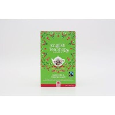 Organic Green Tea & Pomegranate 20 letters