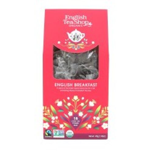 English Breakfast Organic and Fairtrade 15 Pyramids