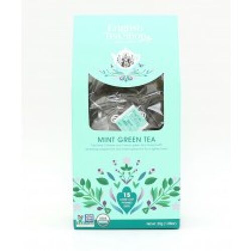 Organic Mint Green Tea 15 Pyramids