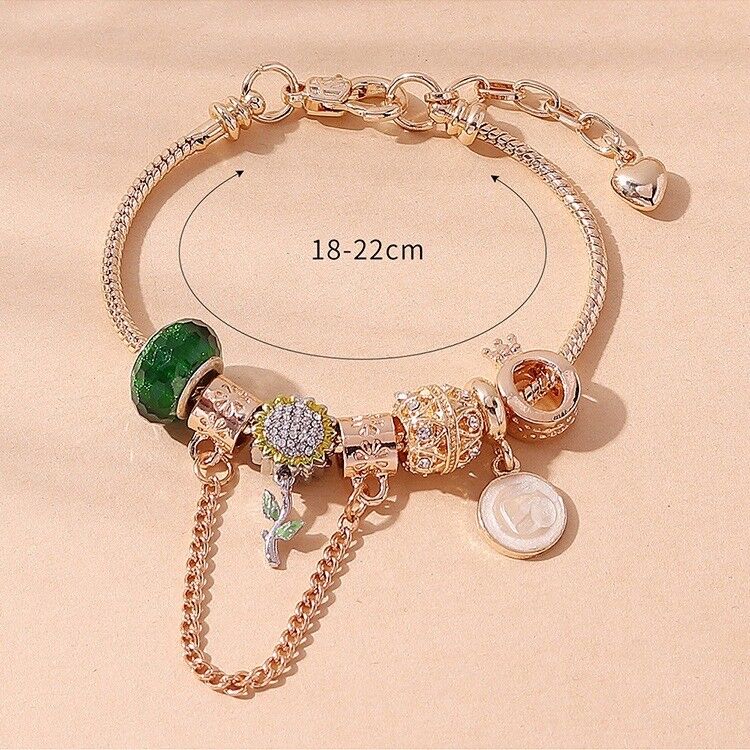 Kreative Sonnenblume mit Kronenarmband