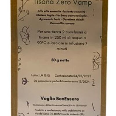 Tisana "Zero Vamp" Voglio BenEssere per le Donne in Menopausa 50g