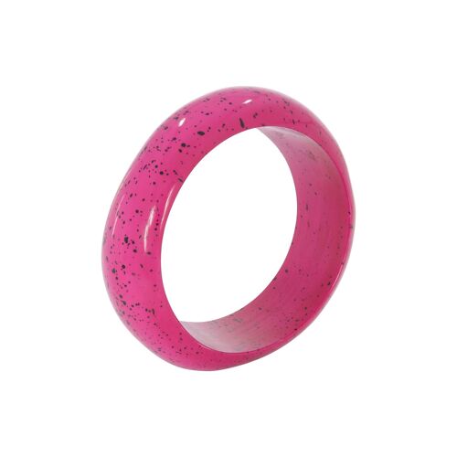 Fuchsia Speck Bangle