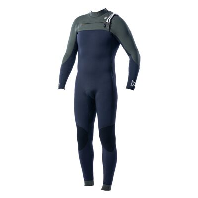 Clovis Yamamoto quick dry - Men's full neoprene wetsuit quick dry chest zip 5/4mm - 4/3mm