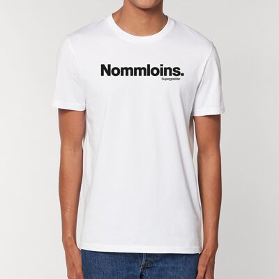T-Shirt Unisex „Nommloins.“, weiss