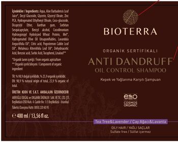 BIOTERRA Shampoing Antipelliculaire Bio 3
