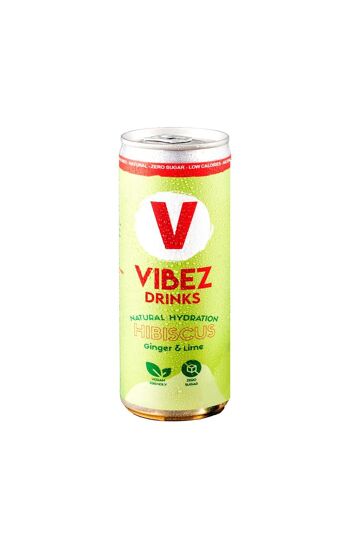 Boissons Vibez : Hibiscus, citron vert et gingembre (Toujours) - 250ml - 12 1