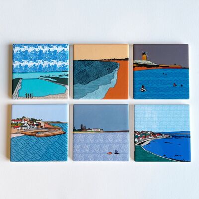 Set of 6 - East Neuk Coasters