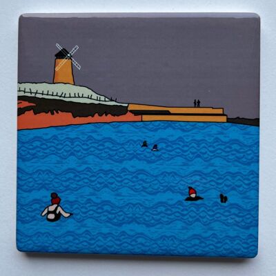 St Monans Tidal Pool Ceramic Coaster