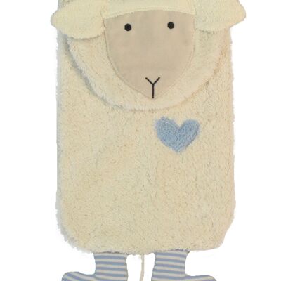 Bio / eco hot water bottle incl., Sheep, MAW-826, natural white