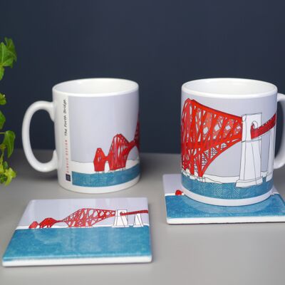 Edinburgh Landmarks - Mugs - The Forth Bridge