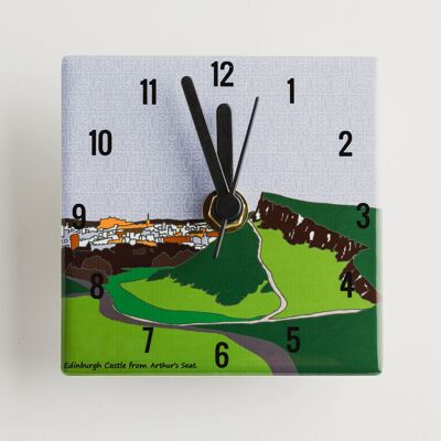 Edinburgh Landmarks - Mini Clocks - Arthur's Seat