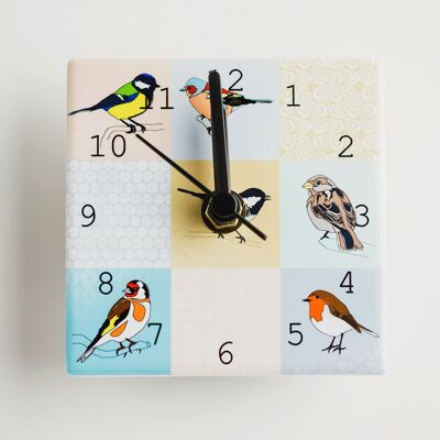 Patchwork Mix - Mini Clocks - Garden Bird Mix