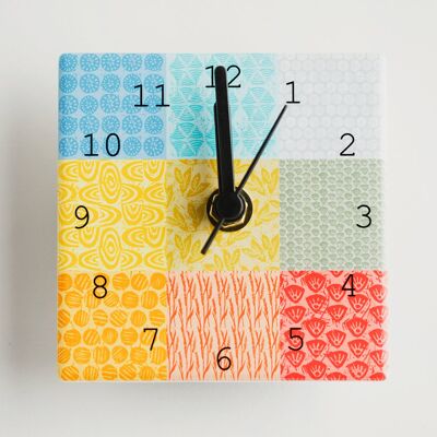 Patchwork Mix - Mini Clocks - Pattern Mix