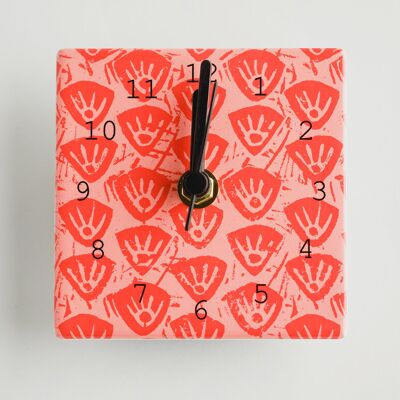 Nature Pattern - Mini Clocks - Shell