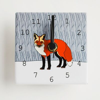 Scottish Animal - Mini Clocks - Fox