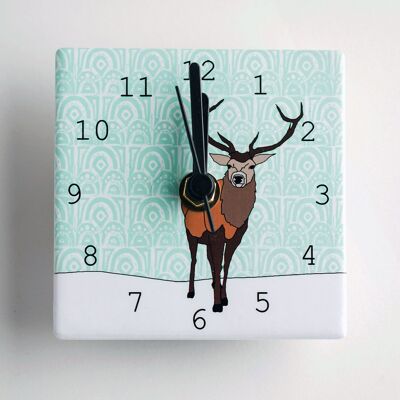 Scottish Animal - Mini Clocks - Stag