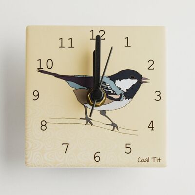 Garden Birds - Mini Clocks - Coal Tit