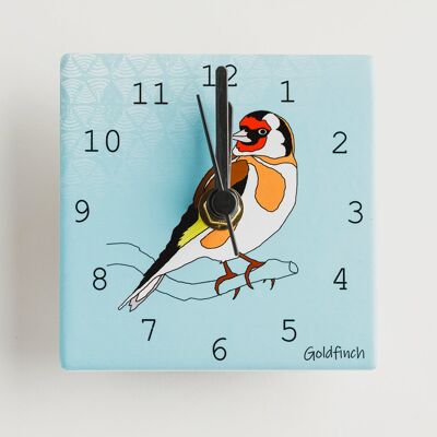Garden Birds - Mini Clocks - Goldfinch