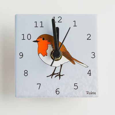 Garden Birds - Mini Clocks - Robin