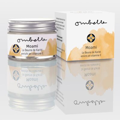 Ombelle Moami Bio Sheabutter, mit Vitamin E angereichert