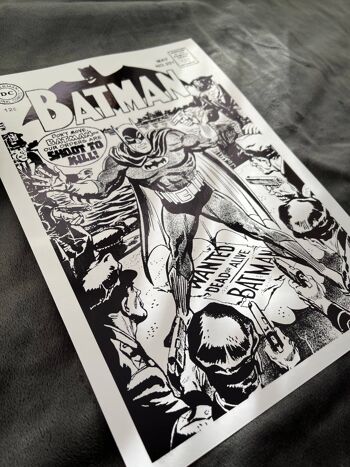 Batman Comic Cover Foil Print A5 Sans cadre 3