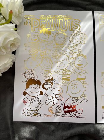 Peanuts Comic Cover & Comic Strip Foil Print A5 Sans cadre 3