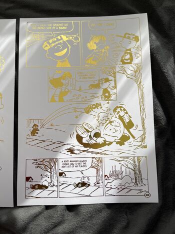 Peanuts Comic Cover & Comic Strip Foil Print A5 Sans cadre 4