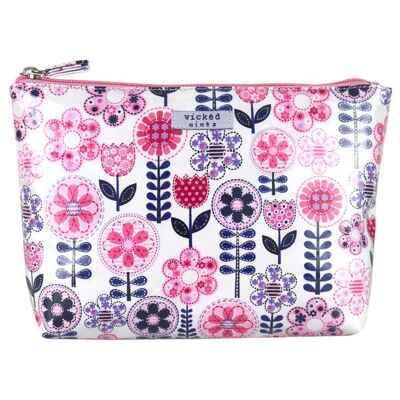 Creative Blooms pink medium soft aline cos bag