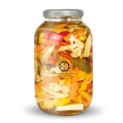 Sweet and sour Giardiniera with fine cut aromatic syrup 4250ml