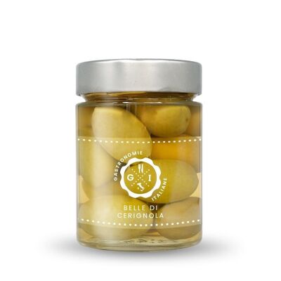 Feine Oliven von Cerignola Kaliber 3G - 314 ml